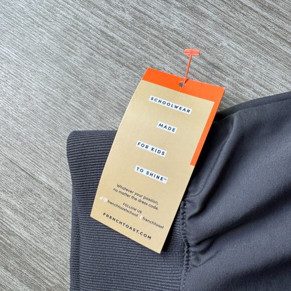 French Toast Uniform Skirt Womens 6 NWT Gray Stretch Waist A Line Short - Picture 5 of 7